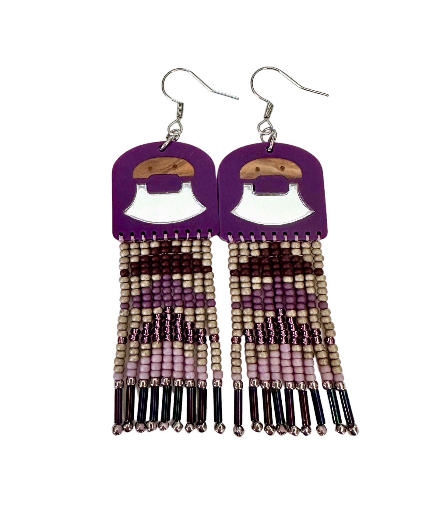 Uluaq Danglers-dark purple