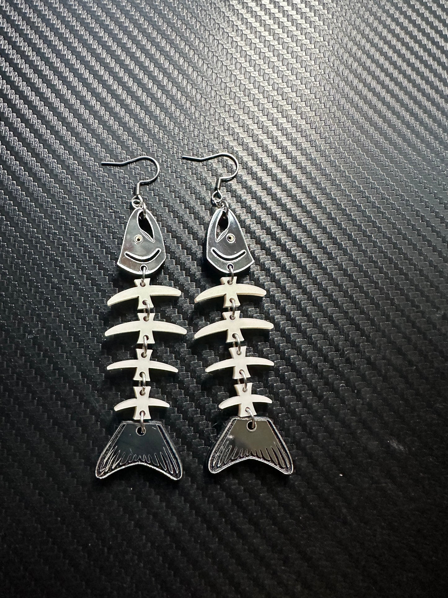 Salmon Journey Earrings I