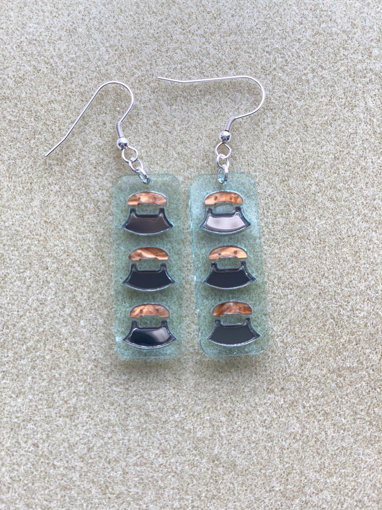 Acrylic Uluaq Trio Earrings