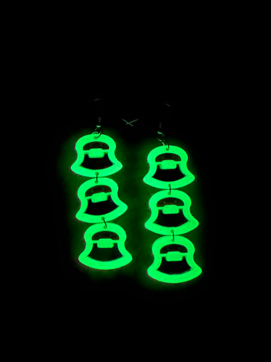 Glow in the Dark Uluaq Link earrings