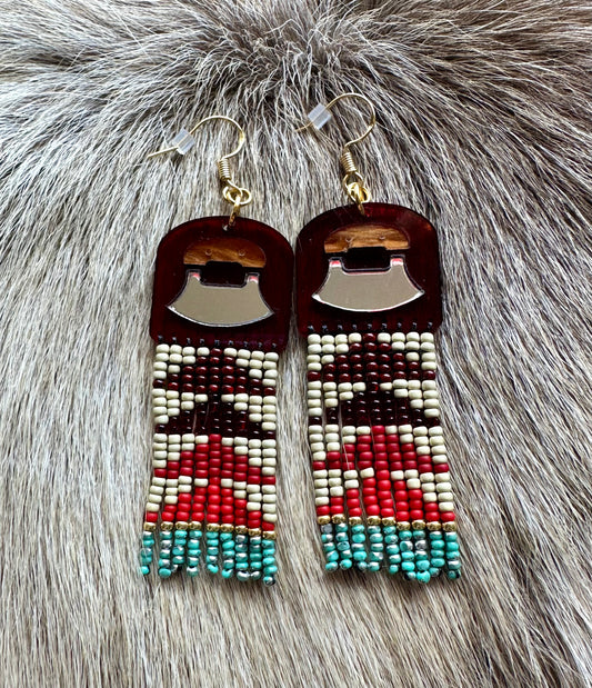 Uluaq Danglers-burgundy