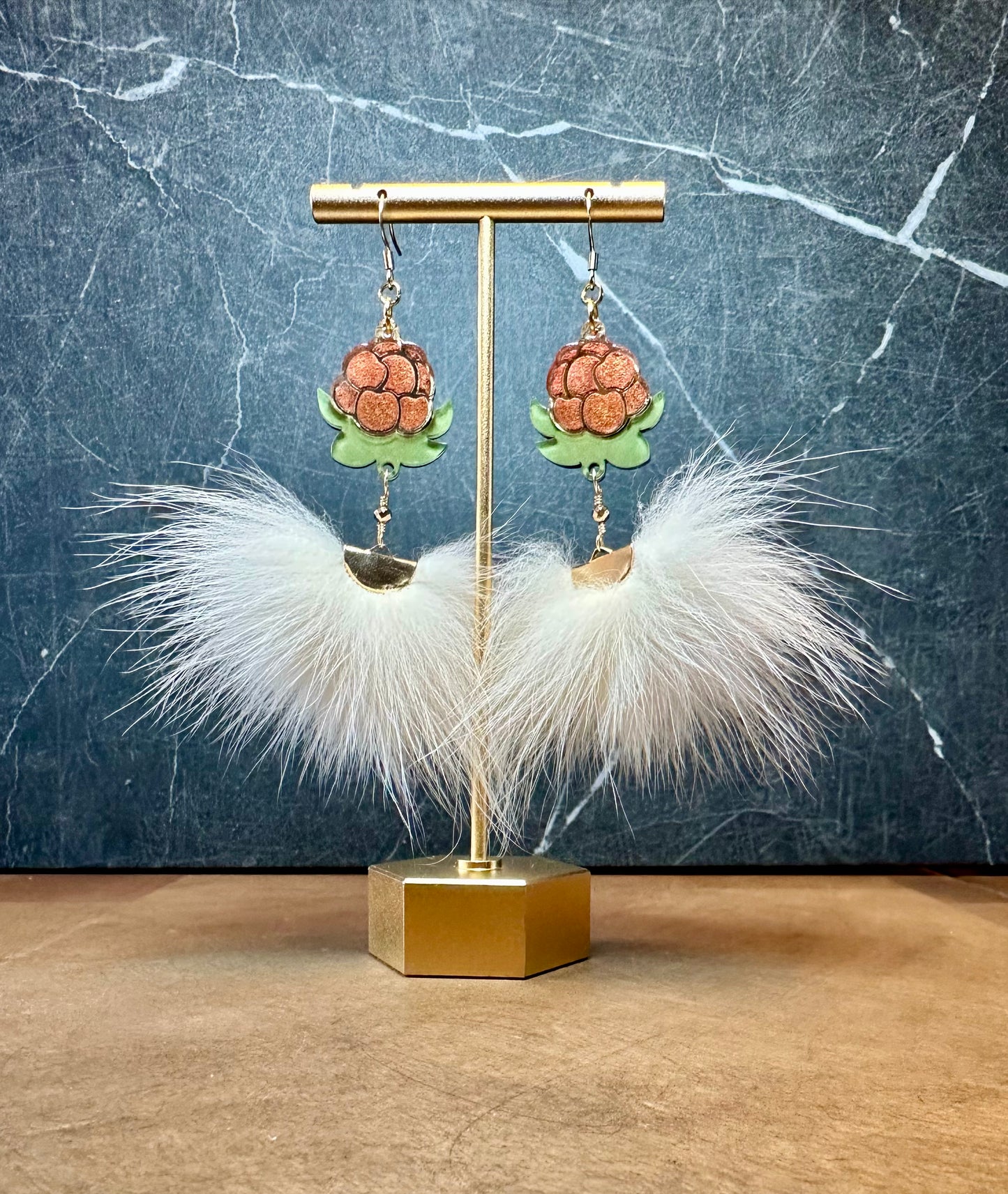 Atsaq Puff earrings