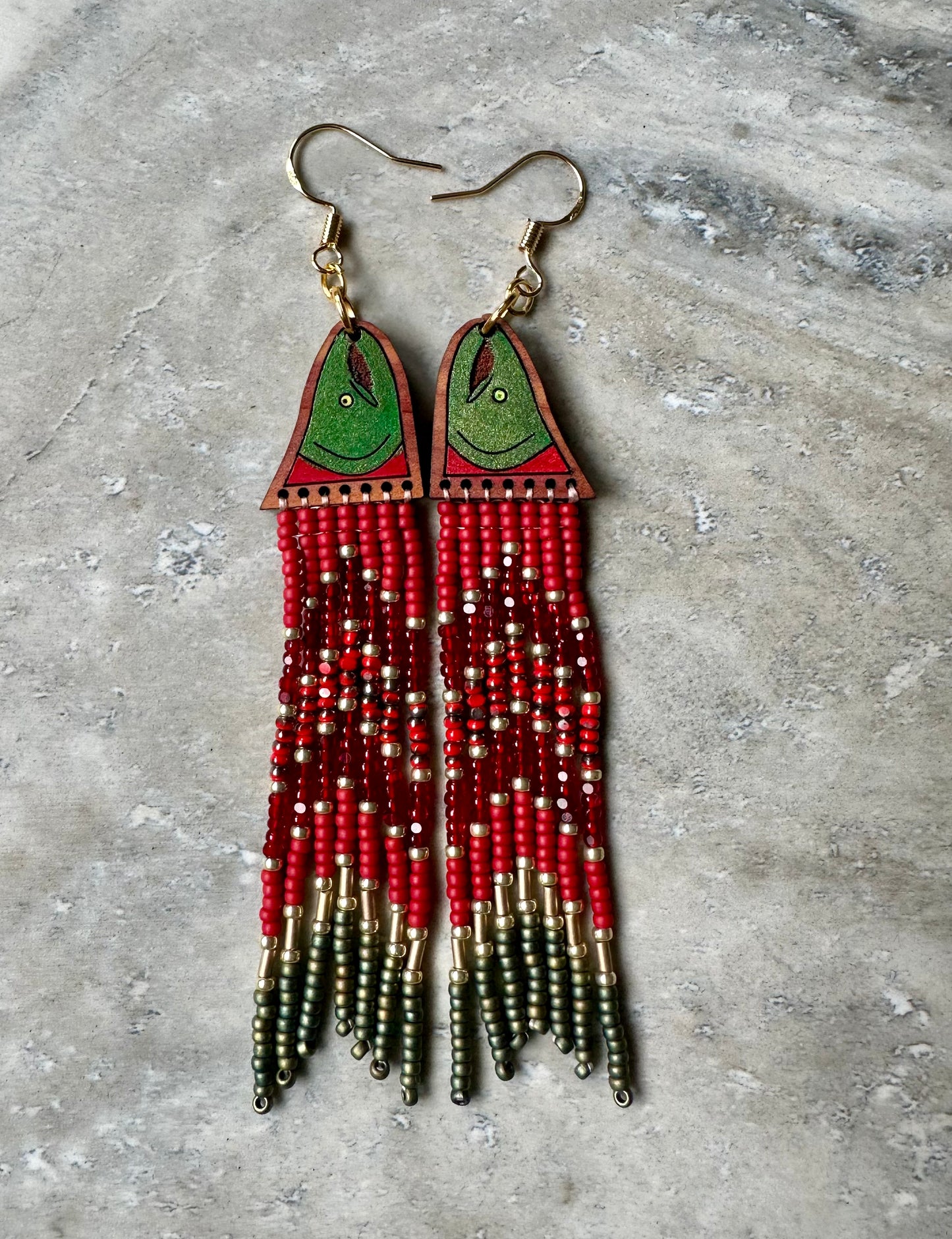 Red Salmon Danglers