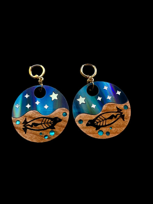 Night Sky Seal earrings