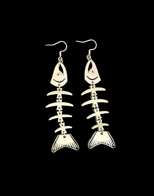 Salmon Journey Earrings I