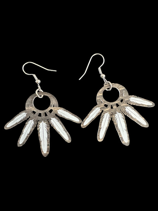Tegumiak (Dance fan) earrings