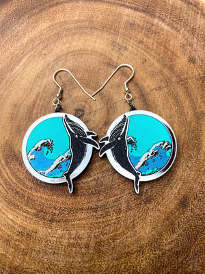 Humpback earrings