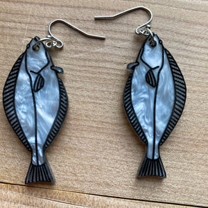 Halibut earrings