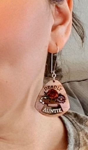 Deadly Auntie earrings
